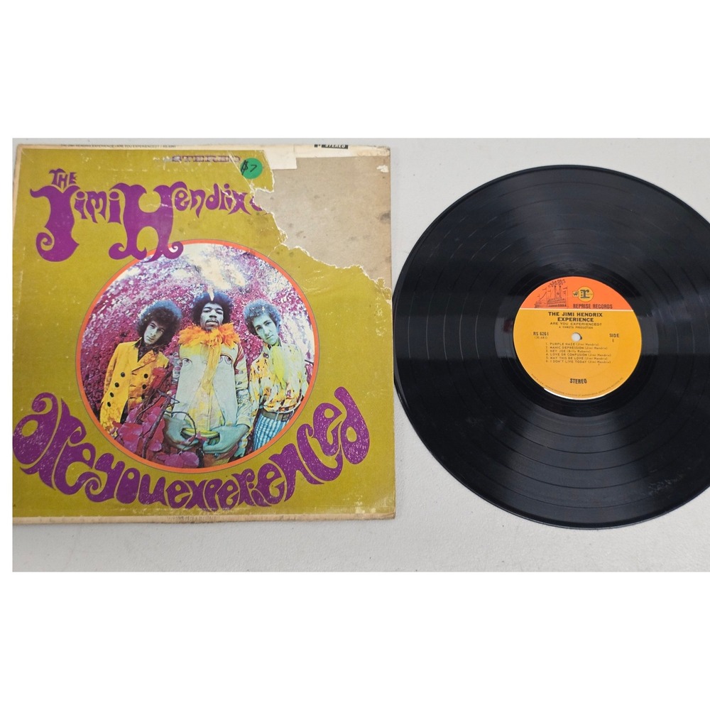 Jimi Hendrix Experience Are You Experienced Vinyl LP Reprise RS 6261 Stereo 1967